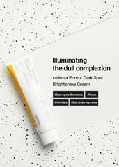 Celimax cream swatch on hand showing smooth, non-sticky finish.