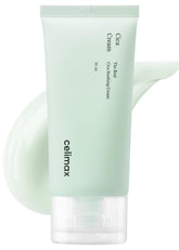 celimax Real Cica Soothing Cream bottle showing oil-free hydration for sensitive skin