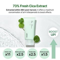 celimax Real Cica Soothing Cream gel-texture close-up indicating lightweight hydration