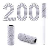 Cellentool zebra 200pc nail sanding bands with 3-32-inch mandrel for precise shaping
