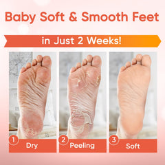 CÉLOR Foot Peel Mask booties with lavender scent for soothing care
