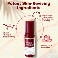 Celuriane Calcium Multi Balm Stick near eye area for gentle soothing.