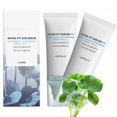 Centella Sunscreen 2pcs packaging shows compact travel protection for sunny days.