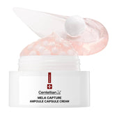 CENTELLIAN 24 Madeca Mela Capture Ampoule Capsule Cream bottle pour supports daily hydration and radiant skin.