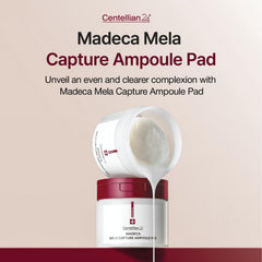 CENTELLIAN 24 Madeca Mela Capture Ampoule Pad textured pad close-up for efficient delivery.