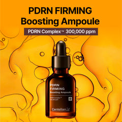 Centellian 24 PDRN ampoule applied to skin for enhanced absorption and firmness.