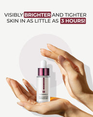 Closeup of even skin tone area after applying Centellian 24 ampoule
