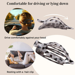 CENTSTAR flat-back comfort clip reduces pressure during long wear.
