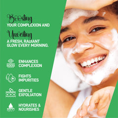 CERAVELO aloe vera infused cleanser emphasizes calm, hydrated skin after cleansing.