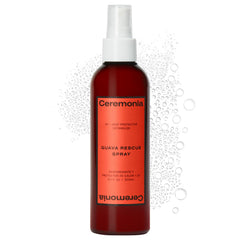 Ceremonia Guava Rescue Spray bottle-application for effortless detangling and smooth styling.