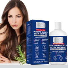 Ceson&Cesun rosemary biotin shampoo pump bottle enables easy daily scalp cleansing