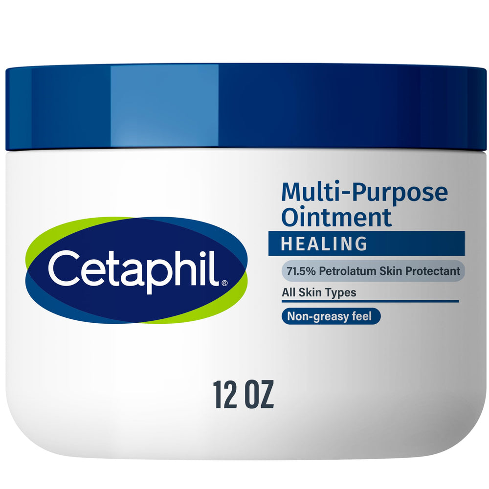 Cetaphil Healing Ointment tube application for fast protection of dry, cracked skin