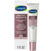 Cetaphil Healthy Radiance serum bottle with fragrance-free, hypoallergenic formula for sensitive skin.