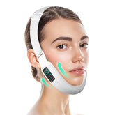 Ceymodir intelligent double chin device front view with ergonomic strap for comfort.