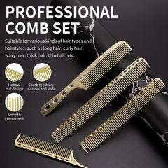 CGBARBER short-styling comb enables quick snips and tidy styling.