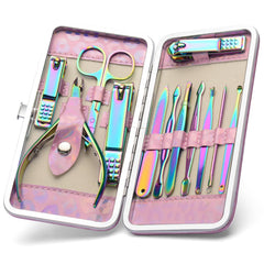CGBE Nail Clippers Set close-up shows travel-ready grooming for on-the-go nails