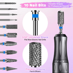 CGBE tungsten carbide nail bits closeup—hardwearing bit for long-lasting professional results.