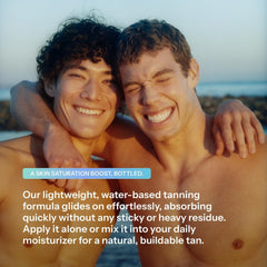 Chaddy Tanning Water plant-based sugarcane-beet amino acids—buildable bronze for all skin tones