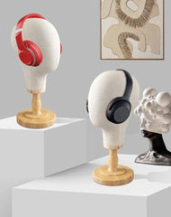 CHADWICK wig head stand dome canvas offers a professional hat presentation.