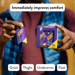 Chamois Butt'r Eurostyle applied to skin before ride for smoother comfort.