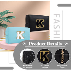 ChaoGreat large-capacity makeup bag fits cosmetics and brushes for travel.
