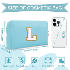ChaoGreat waterproof PU leather makeup bag with gold zipper detail