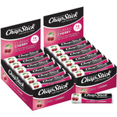 ChapStick bulk cherry lip balm 24-pack box for easy daily hydration on the go.