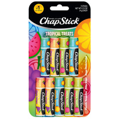 ChapStick Electric Tangerine lip balm being applied for smooth lips.