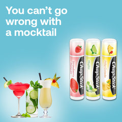 ChapStick Mojito balm with tropical scent and smooth glide.