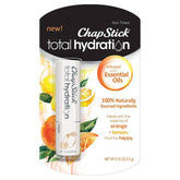 ChapStick Total Hydration essential oils lip balm tube provides all-day moisture.