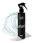 Charlemagne Sea Salt Hair Spray bottle front shows matte finish and Mediterranean Breeze scent