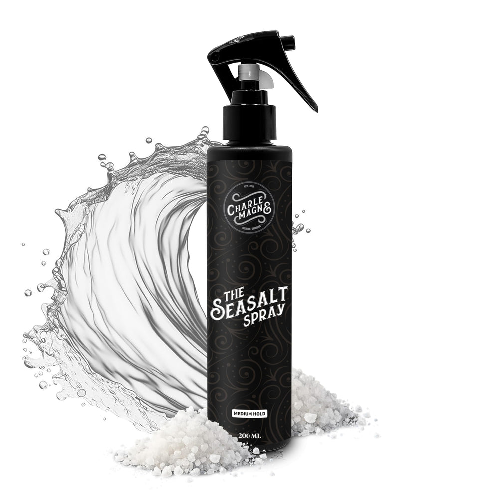 Charlemagne sea salt spray bottle for textured hair