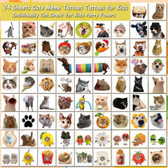 CHARLENT individually wrapped tattoo sheets for easy sharing at birthdays and events.