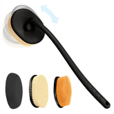 Charlie & Mollie back scrubber pivot head for easy back coverage