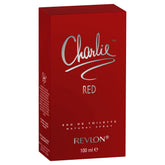 Charlie Red by Revlon bottle front showcases feminine oriental floral profile for everyday elegance.