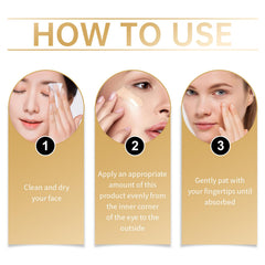 Charm Kiss Eye Corrector tinted eye cream close-up highlights lightweight coverage