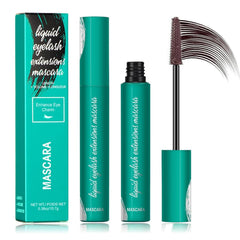 Charm Kiss thick brown mascara bottle highlights long-lasting definition for daily wear.