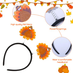 CHARMARK Turkey headband closeup fabric texture for comfortable wear.