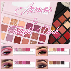 CHARMCODE Aromas Nude palette swatches reveal velvety textures for everyday looks.