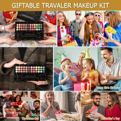 CHARMCODE concealer-highlighter-contour palette swatches for seamless facial sculpting