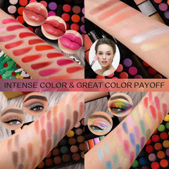 Charmcode lip colors display cream and sheen formulas with bold payoff