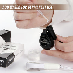 Cosmetic grade bamboo charcoal paint used for clean, hypoallergenic lines.