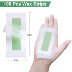 Charmonic facial wax strips pack open showing ready-to-use kit for quick removal