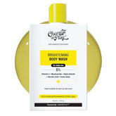 Chemist at Play Brightening Body Wash bottle display for radiant skin improvement.