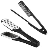 Chengu double-sided boar bristle brush for smooth styling.