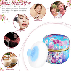 CHENGU metal powder container rustproof durable storage for talc or loose powder.