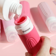 CHEODIN travel bottles wide opening for easy filling of thick liquids