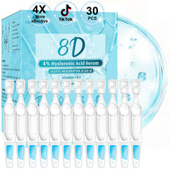 Cheokingba 4% HA serum ampoule packaging with sterile single-use tubes for fresh hydration.