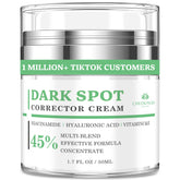 CHEOKINGBA dark spot corrector cream bottle demonstrates home-use glow and even tone.