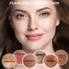 CHEOKINGBA dark-spot-corrector-cream-swirl highlights creamy texture for quick absorption.